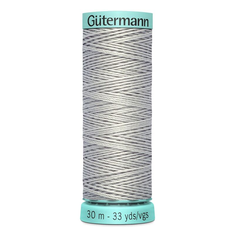 Gutermann Silk R 753 #38 LIGHT GREY, Top Stitch / Sewing Thread 30m Spool