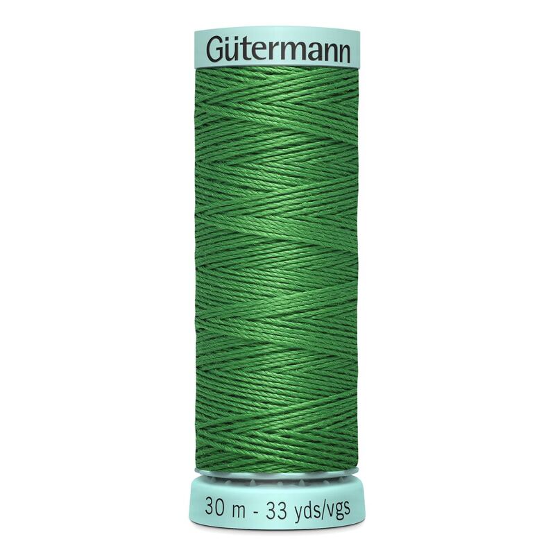 Gutermann Silk R 753 #396 MID GREEN, Top Stitch / Sewing Thread 30m Spool