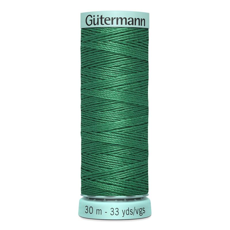 Gutermann Silk R 753 #402 DARK EMERALD GREEN, Top Stitch / Sewing Thread 30m Spool