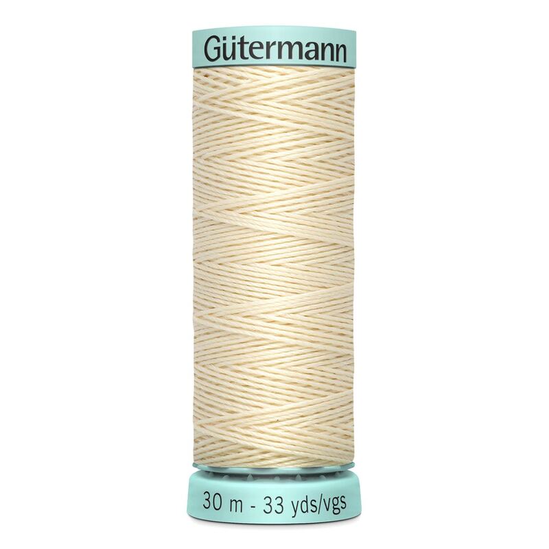 Gutermann Silk R 753 #414 BLONDE CREAM, Top Stitch / Sewing Thread 30m Spool