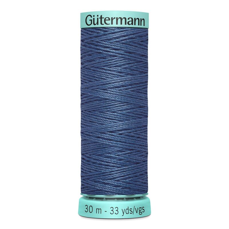 Gutermann Silk R 753 #435 PETROL BLUE, Top Stitch / Sewing Thread 30m Spool