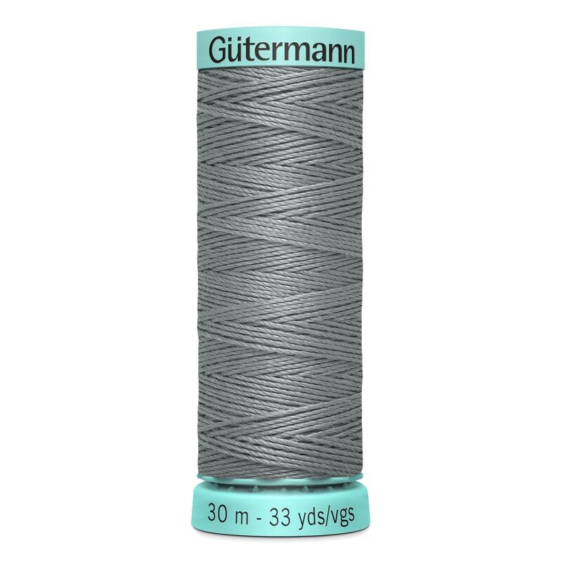 Gutermann Silk R 753 #700 GREY, Top Stitch / Sewing Thread 30m Spool
