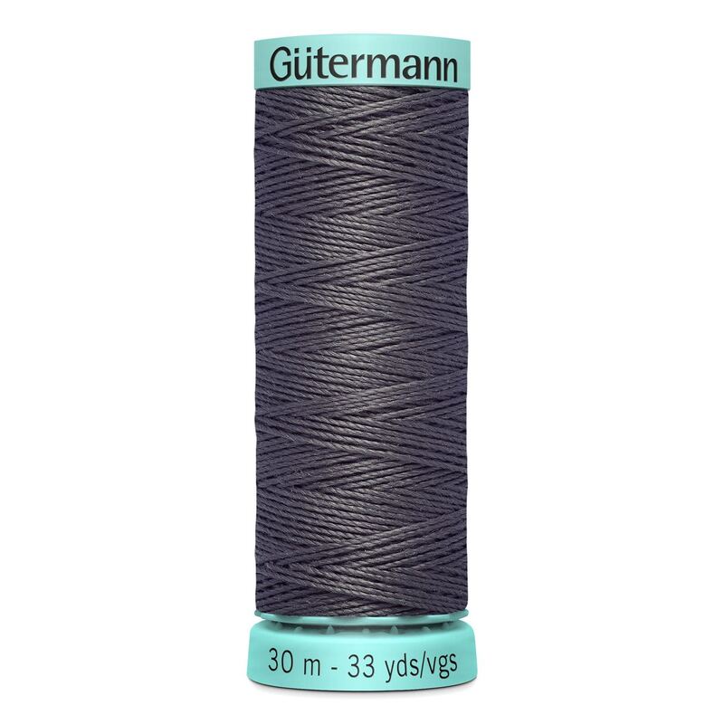 Gutermann Silk R 753 #702 DARK BEAVER GREY, Top Stitch / Sewing Thread 30m Spool