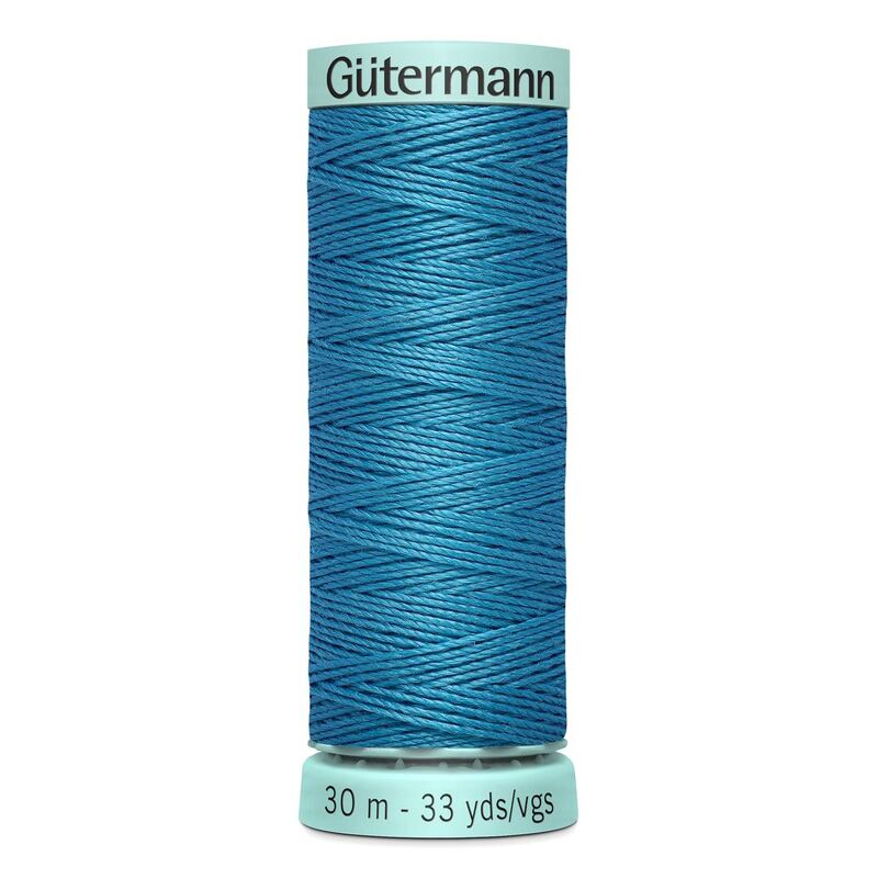 Gutermann Silk R 753 #761 MALIBU BLUE, Top Stitch / Sewing Thread 30m Spool