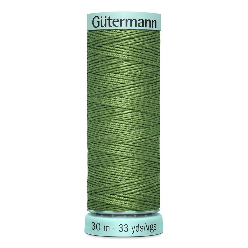 Gutermann Silk R 753 #919 KIWI GREEN, Top Stitch / Sewing Thread 30m Spool