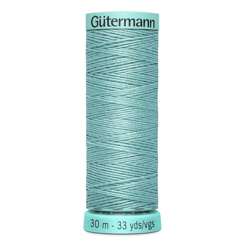Gutermann Silk R 753 #924 LIGHT TURQUOISE, Top Stitch / Sewing Thread 30m Spool