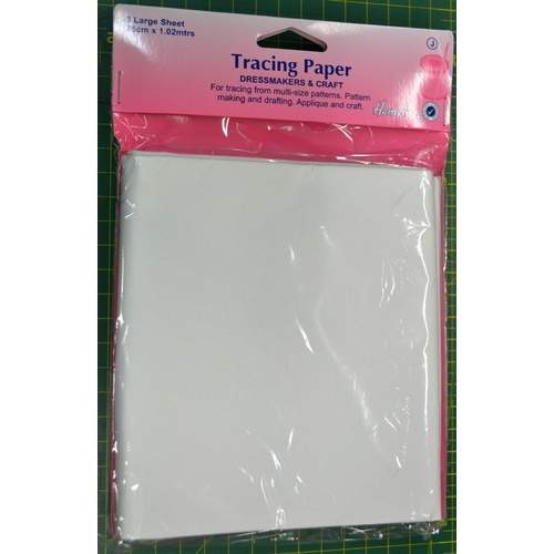 Tracing Paper, 3 Sheet 76 x 102cm, Dressmakers & Craft, Applique, Draft, Hemline