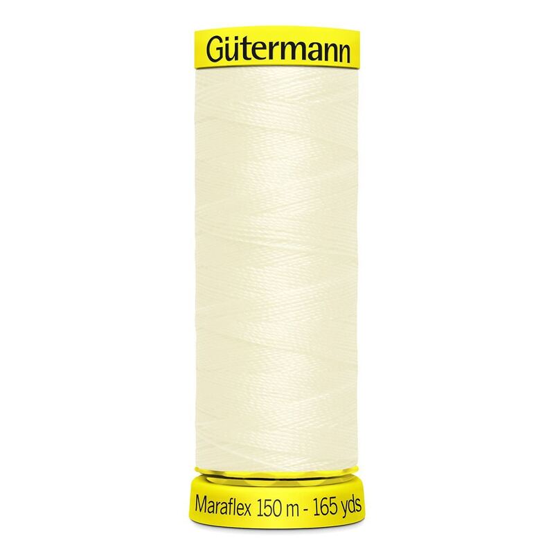 Gutermann Maraflex Elastic Thread 150m #1 IVORY