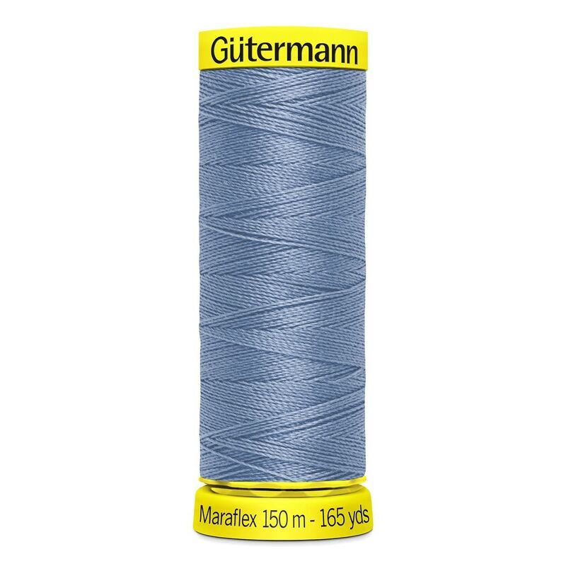 Gutermann Maraflex Elastic Thread 150m #143 DUCK EGG BLUE