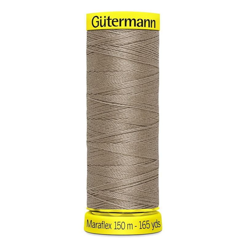Gutermann Maraflex Elastic Thread 150m #199 LATTE BROWN