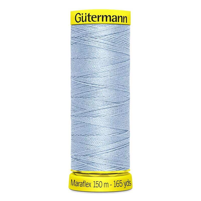 Gutermann Maraflex Elastic Thread 150m #276 PALE BLUE