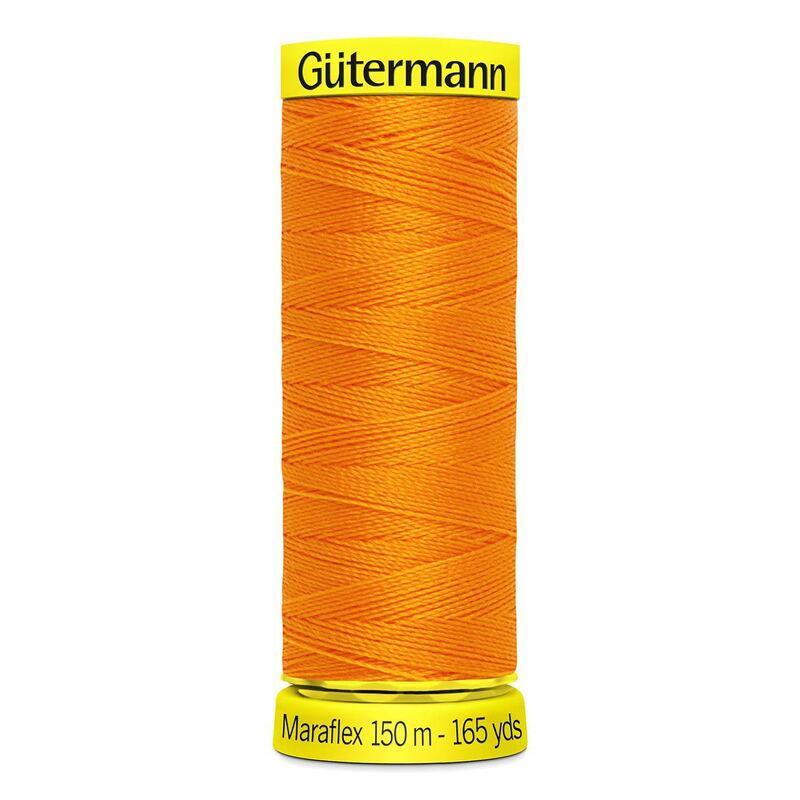 Gutermann Maraflex Elastic Thread 150m #350 ORANGE