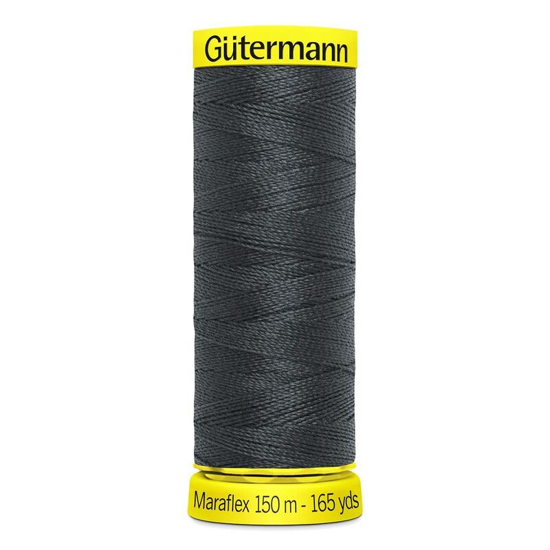 Gutermann Maraflex Elastic Thread 150m #36 VERY DARK GREY
