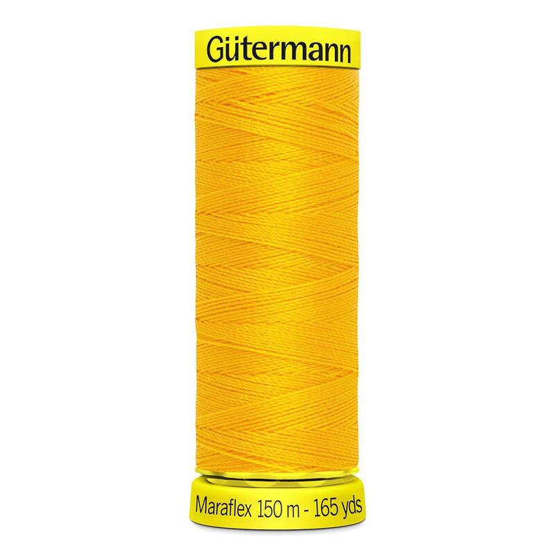Gutermann Maraflex Elastic Thread 150m #417 YELLOW
