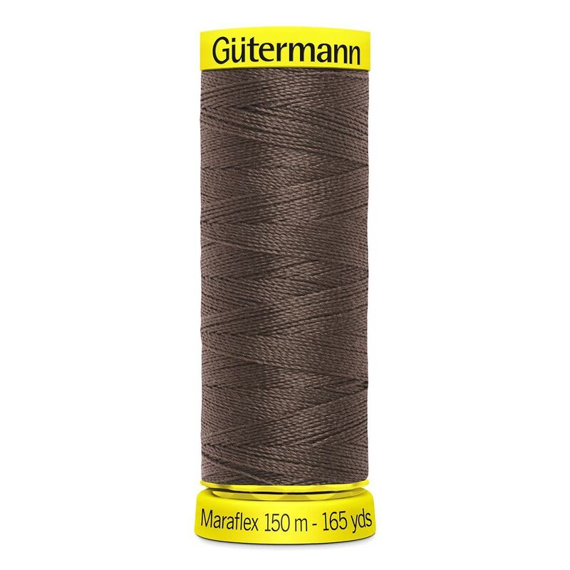 Gutermann Maraflex Elastic Thread 150m #446 LIGHT COFFEE BROWN