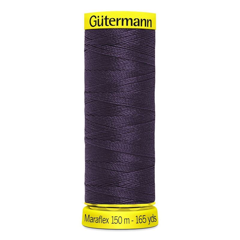 Gutermann Maraflex Elastic Thread 150m #512 DARK AUBERGINE