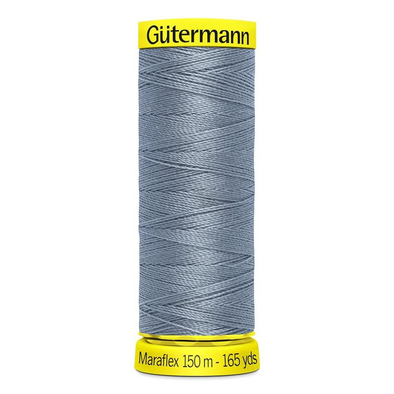 Gutermann Maraflex Elastic Thread 150m #64 STEEL BLUE GREY