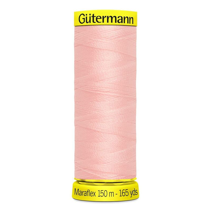 Gutermann Maraflex Elastic Thread 150m #659 PEACHY PINK