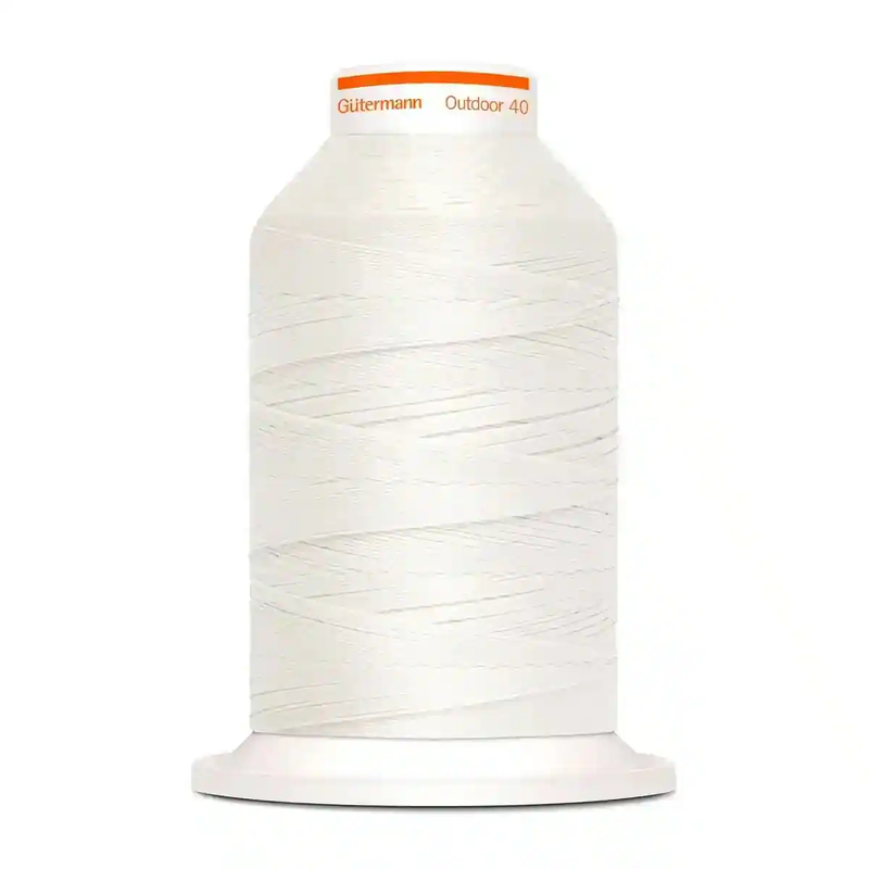 Gutermann Outdoor (No. 40) Polyester Thread, #1005 WHITE, 400m