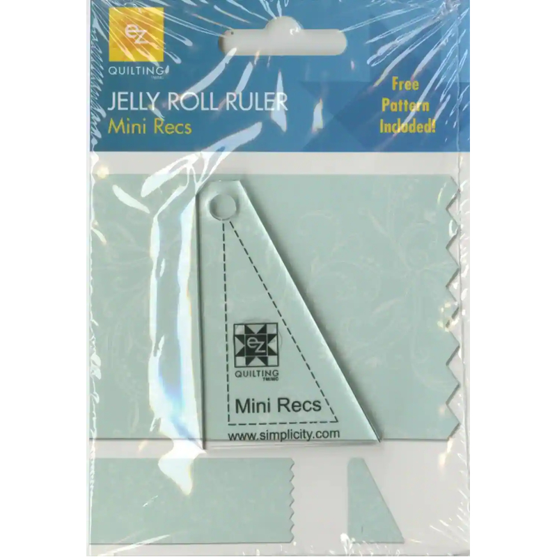 Mini Recs Jelly Roll Ruler by EZ Quilting (882241)