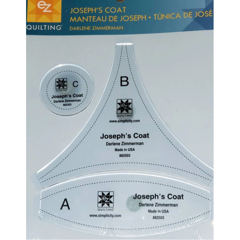 Joseph's Coat Ruler Set by EZ Quilting (882503)