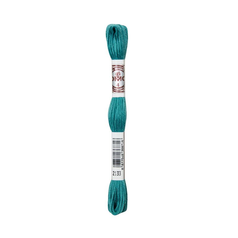 DMC Soft Cotton #2133, 10m Size 4 Matte Tapestry Floss aka Retors Mat
