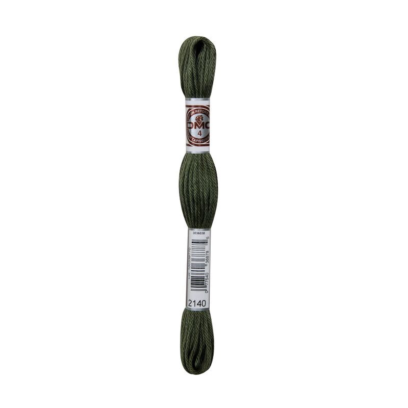 DMC Soft Cotton #2140, 10m Size 4 Matte Tapestry Floss aka Retors Mat
