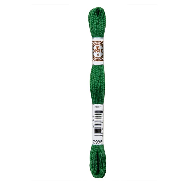 DMC Soft Cotton #2986, 10m Size 4 Matte Tapestry Floss aka Retors Mat,
