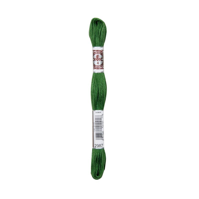 DMC Soft Cotton #2987, 10m Size 4 Matte Tapestry Floss aka Retors Mat,