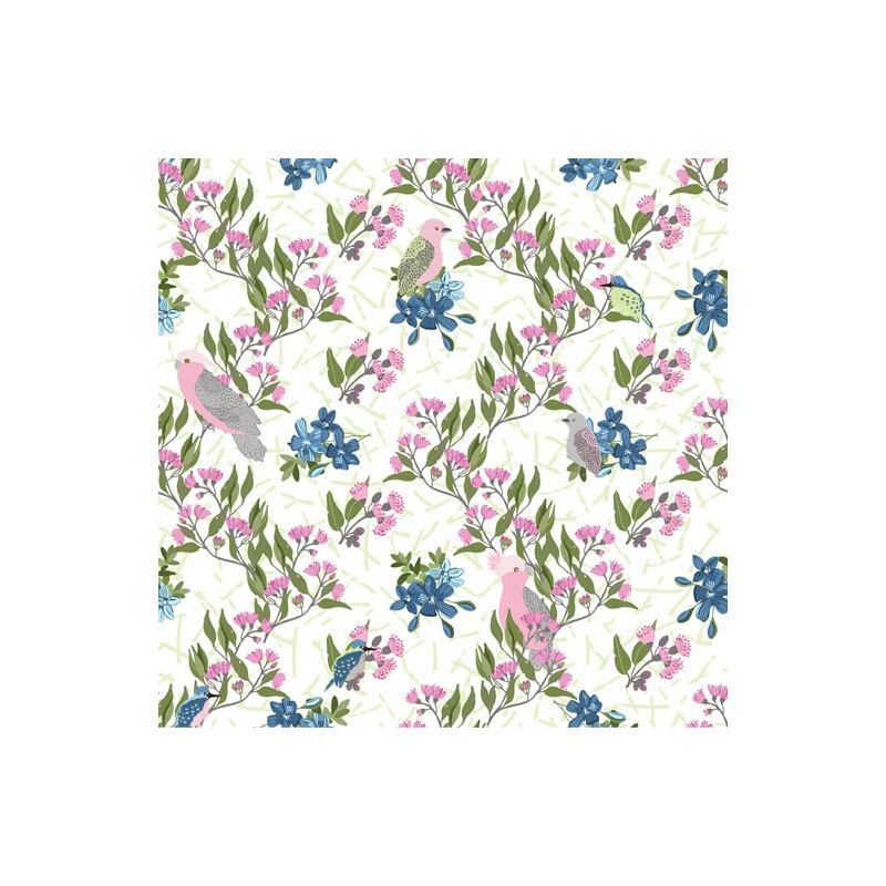 Aussie Feathered Friends Galahs C1, 112cm Wide Cotton Fabric