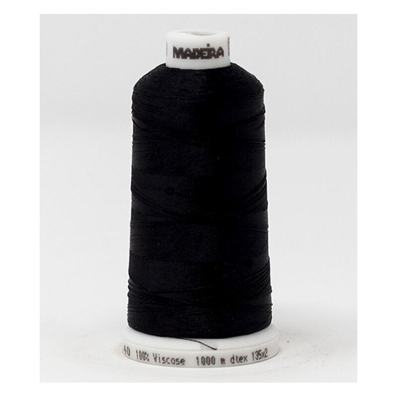 Madeira Classic Rayon 40, #1008 RUBY BLACK 1000m Embroidery Thread