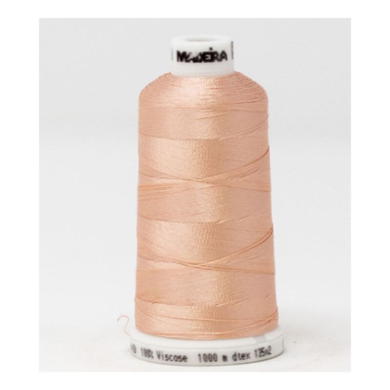 Madeira Classic Rayon 40, #1018 LIGHT SALMON 1000m Embroidery Thread
