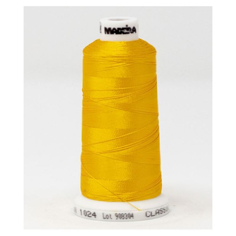 Madeira Classic Rayon 40, #1024 GOLD RUSH 1000m Embroidery Thread