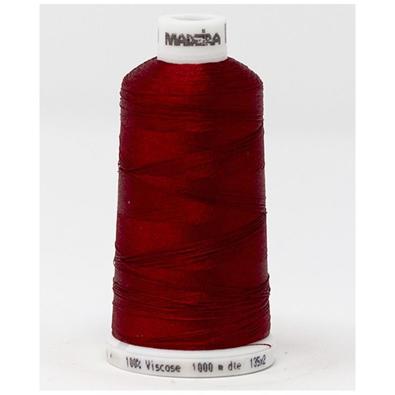 Madeira Classic Rayon 40, #1038 BARN RED 1000m Embroidery Thread