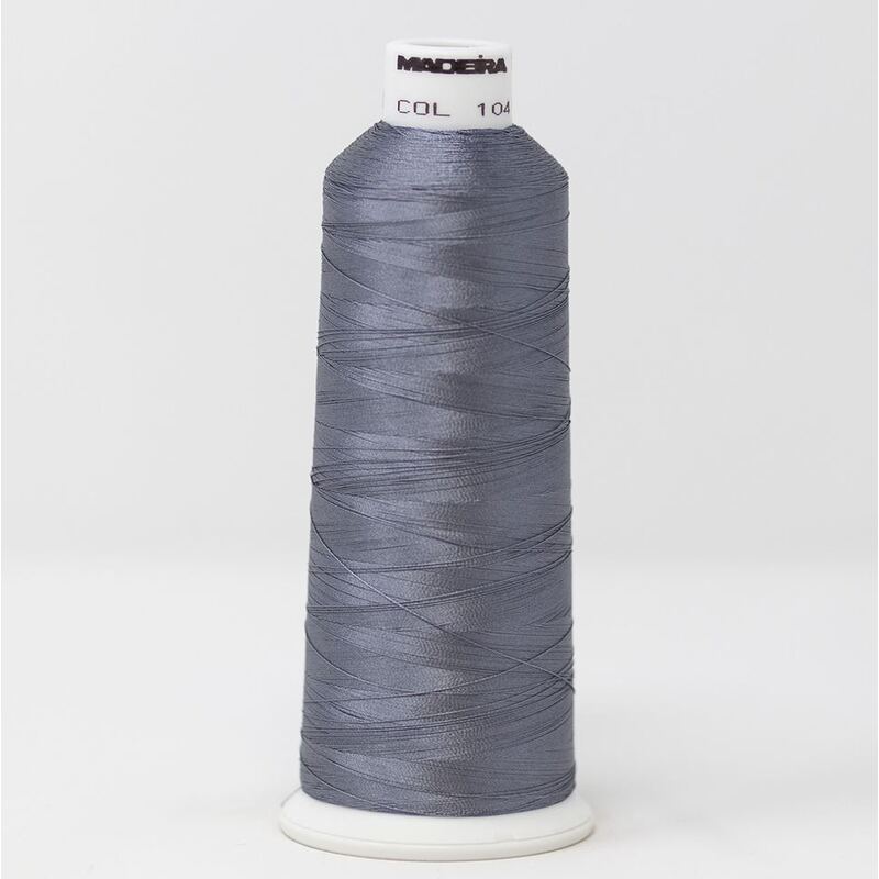 Madeira Classic Rayon 40, #1041 POLISHED PEWTER, Embroidery Thread, 1000m