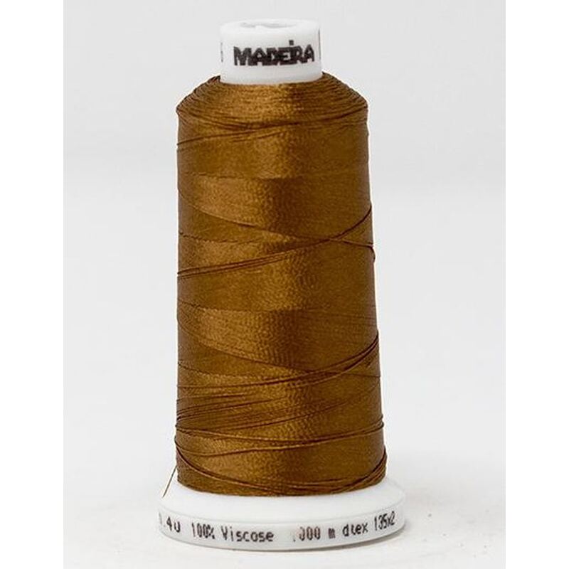 Madeira Classic Rayon 40, #1056 GOLDEN OAK 1000m Embroidery Thread
