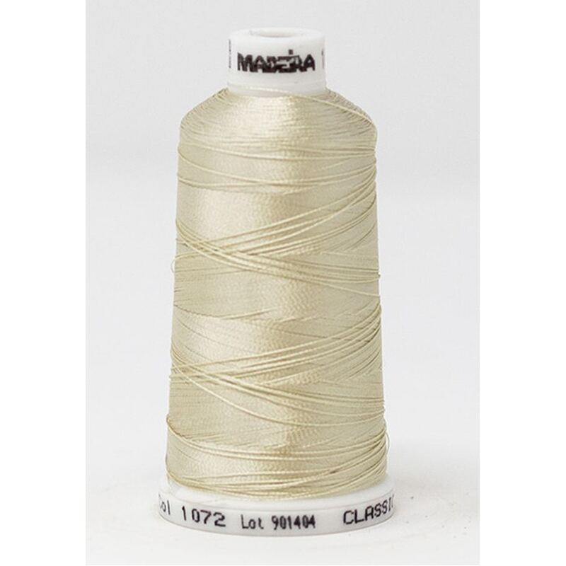 Madeira Classic Rayon 40, #1072 COCONUT CREAM 1000m Embroidery Thread