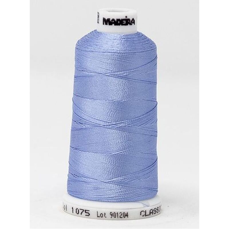 Madeira Classic Rayon 40, #1075 BABY BLUE 1000m Embroidery Thread