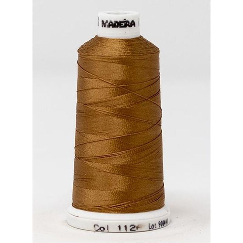 Madeira Classic Rayon 40, #1126 LIGHT BROWN SUGAR 1000m Embroidery Thread