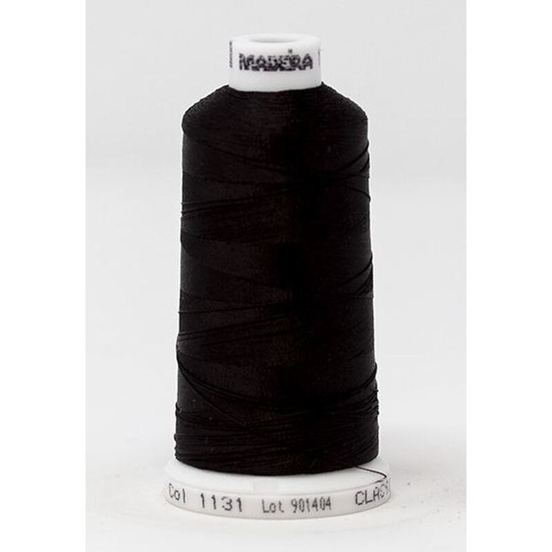 Madeira Classic Rayon 40, #1131 ESPRESSO 1000m Embroidery Thread