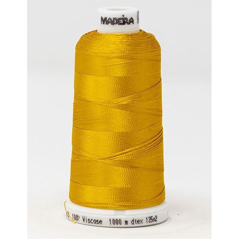 Madeira Classic Rayon 40, #1172 EGG YOLK 1000m Embroidery Thread