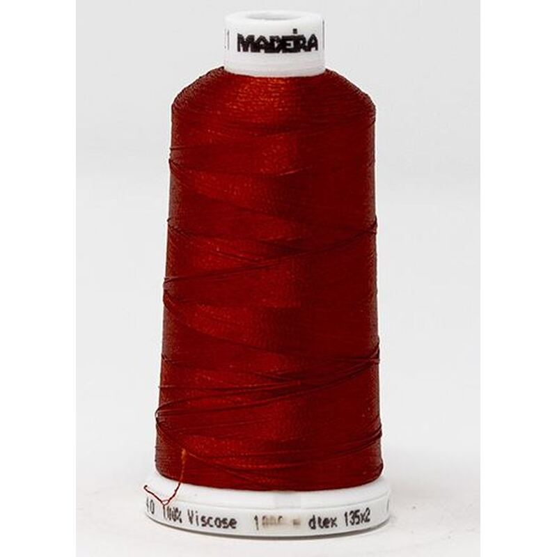 Madeira Classic Rayon 40, #1221 TERRA COTTA 1000m Embroidery Thread
