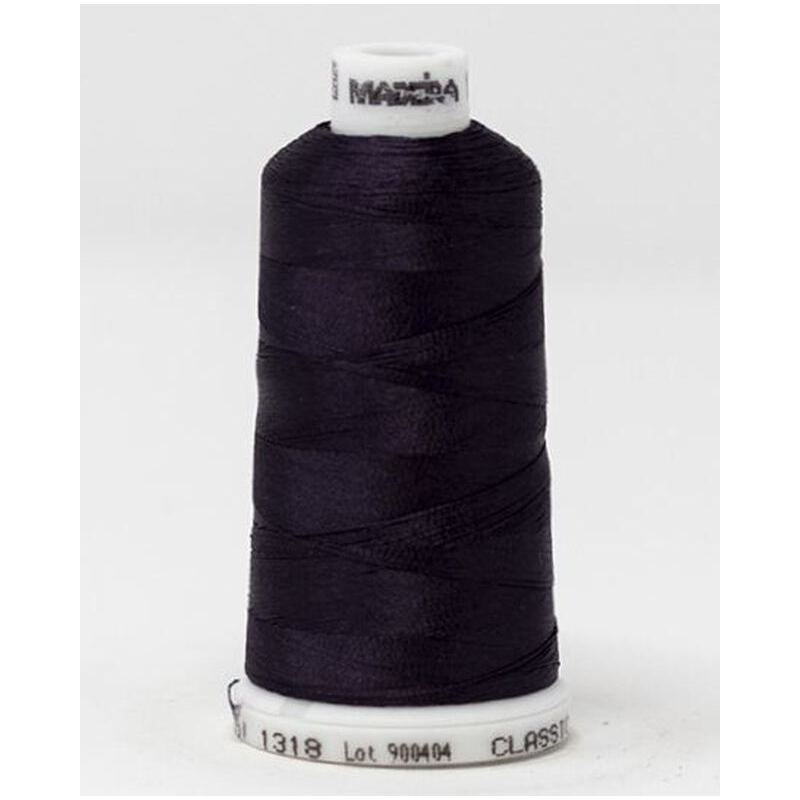 Madeira Classic Rayon 40, #1318 GRAPHITE 1000m Embroidery Thread