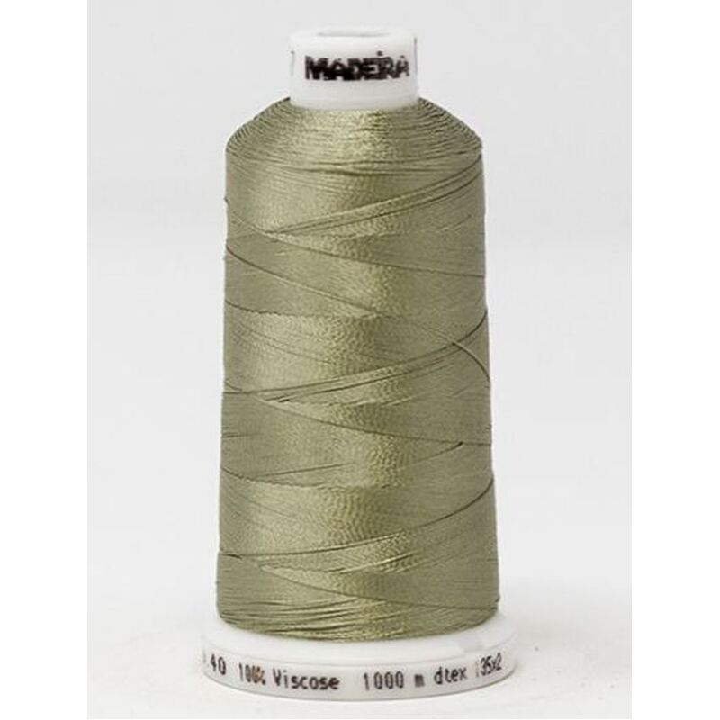 Madeira Classic Rayon 40, #1337 GRAY MIST 1000m Embroidery Thread
