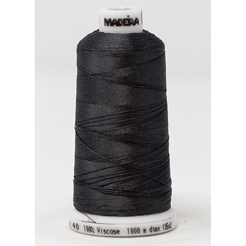 Madeira Classic Rayon 40, #1361 BATTLESHIP 1000m Embroidery Thread