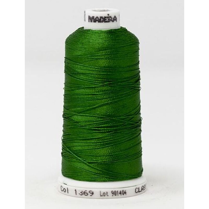 Madeira Classic Rayon 40, #1369 FRESH PINE 1000m Embroidery Thread