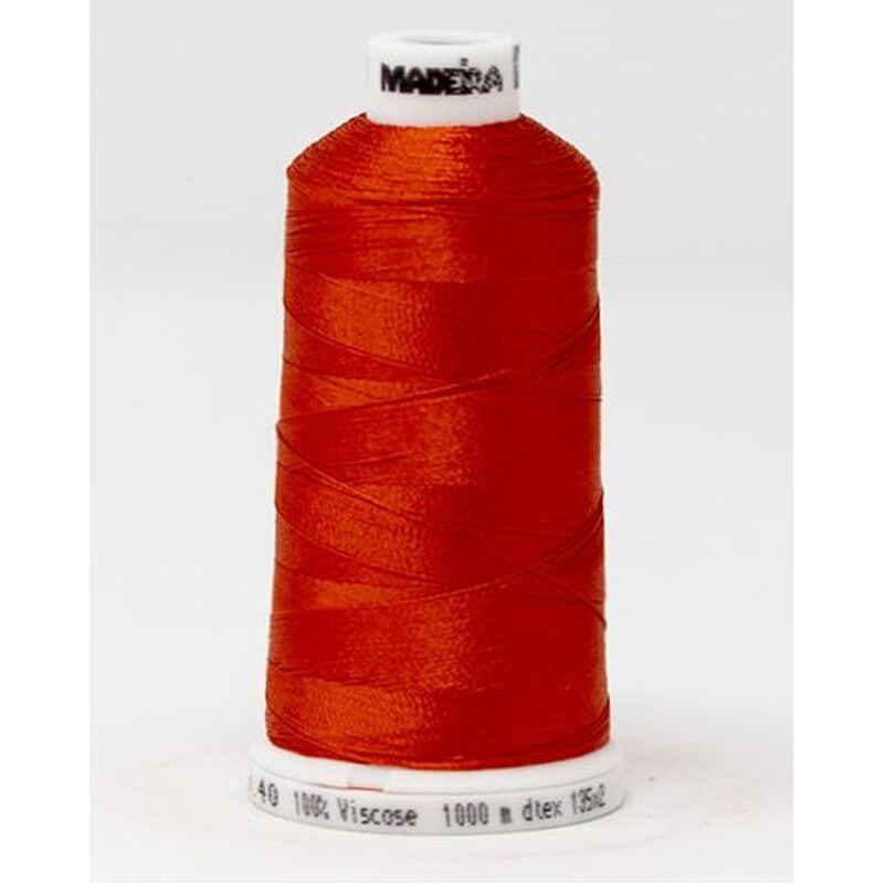 Madeira Classic Rayon 40, #1379 MANDARINE 1000m Embroidery Thread
