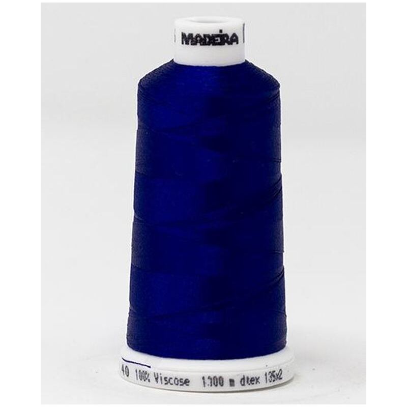 Madeira Classic Rayon 40, #1466 DARK SAILOR BLUE 1000m Embroidery Thread