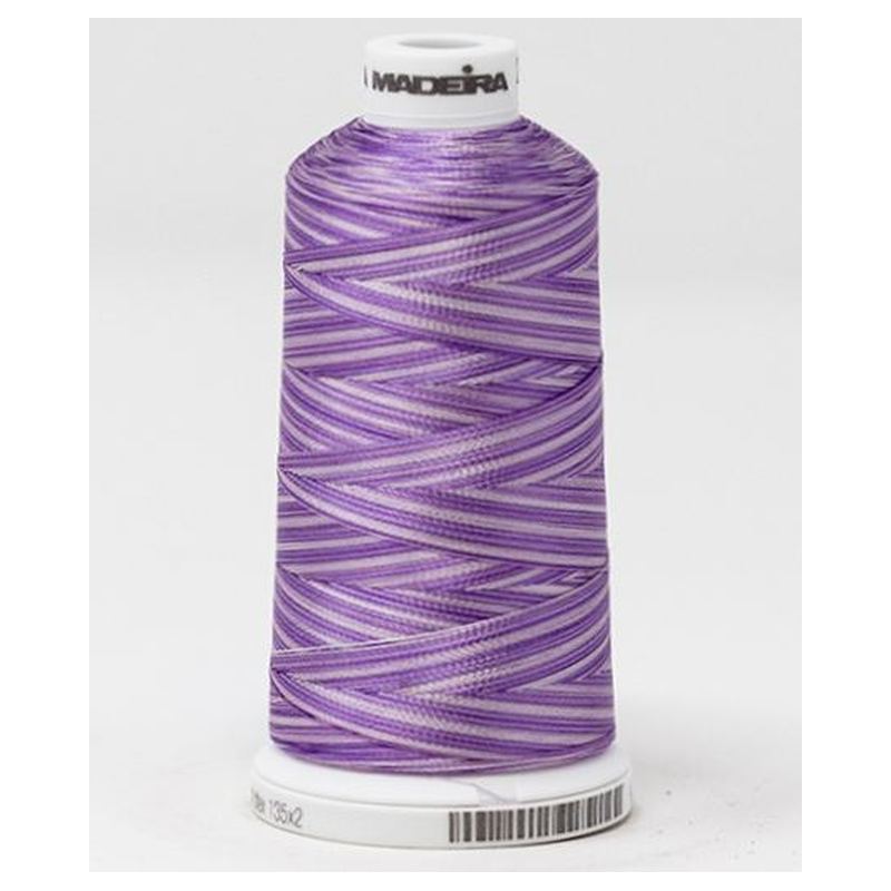 Madeira Classic Rayon 40, #2014 PURPLE OMBRE 1000m Variegated Embroidery Thread