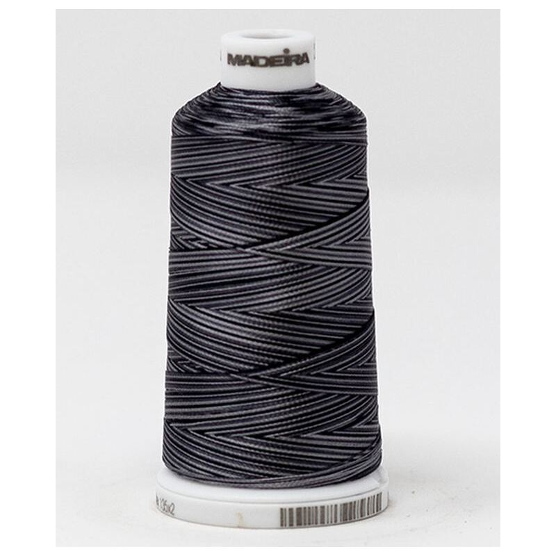Madeira Classic Rayon 40, #2034 GRAY OMBRE 1000m Variegated Embroidery Thread